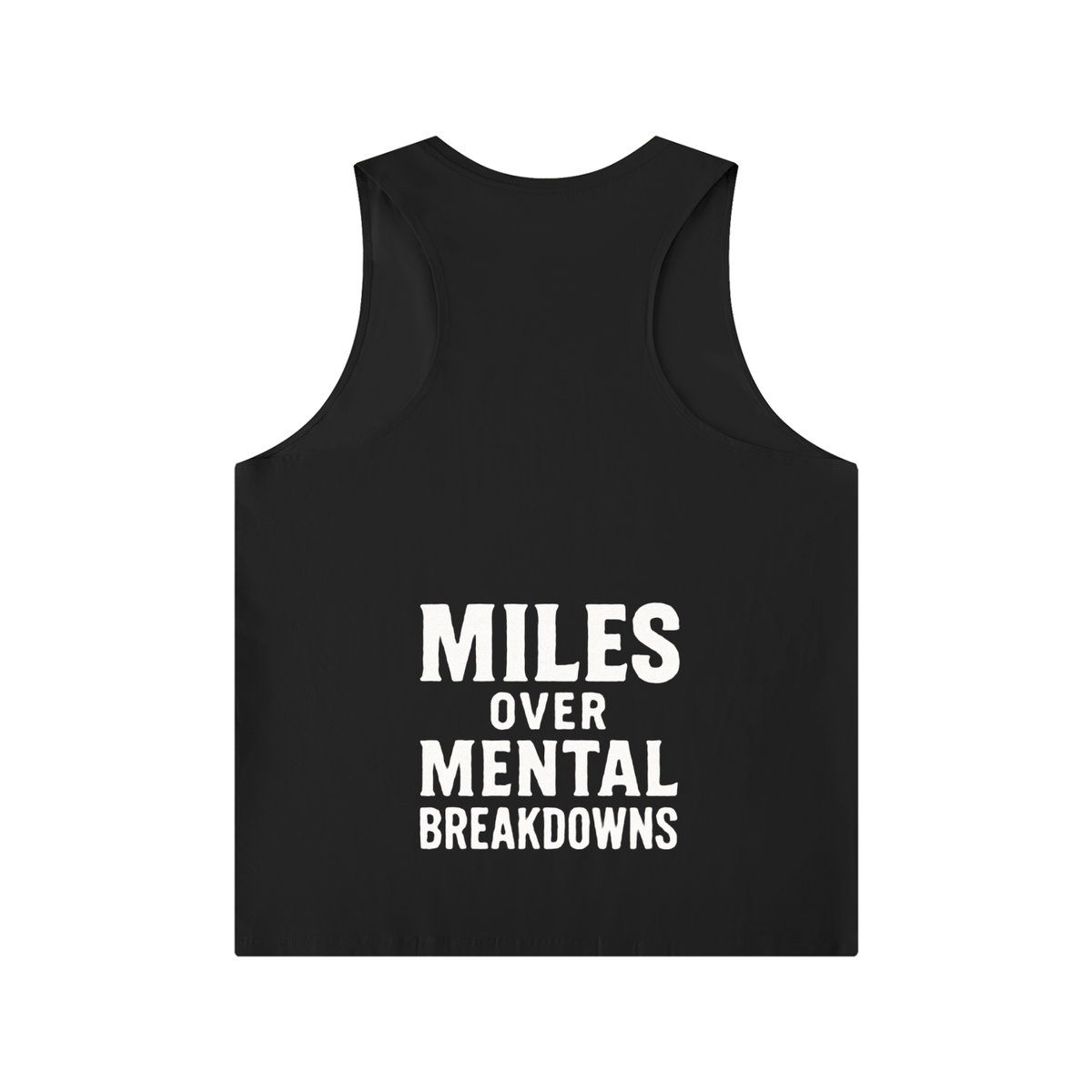 Men's Solid Color Crewneck Tank Top