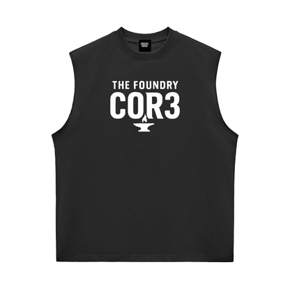COR3 Muscle Tee — Onyx