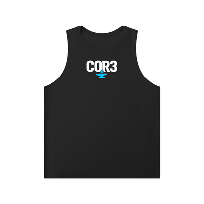 Men's Solid Color Crewneck Tank Top