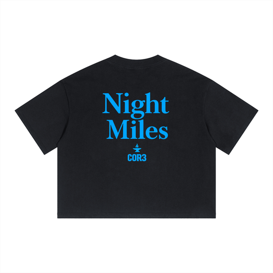Night Miles Crop Tee